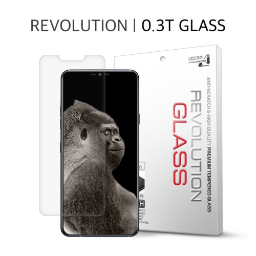 [프로텍트엠] 레볼루션글라스 0.3T 강화유리 방탄액정보호필름 LG G7 ThinQ / 엘지 G7