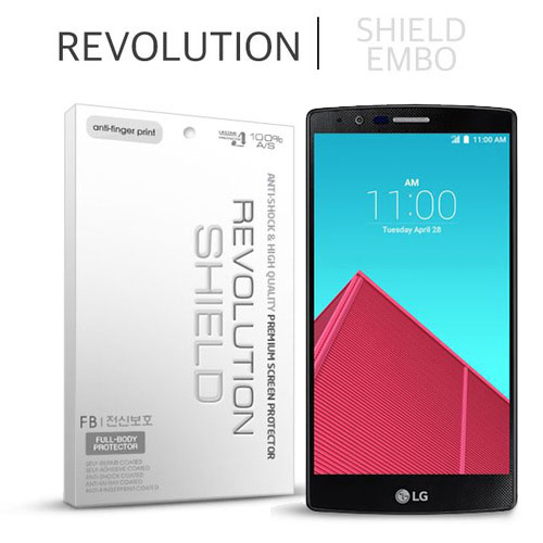 프로텍트엠 LG G4 레볼루션쉴드 엠보팩 지문방지 액정보호 필름
